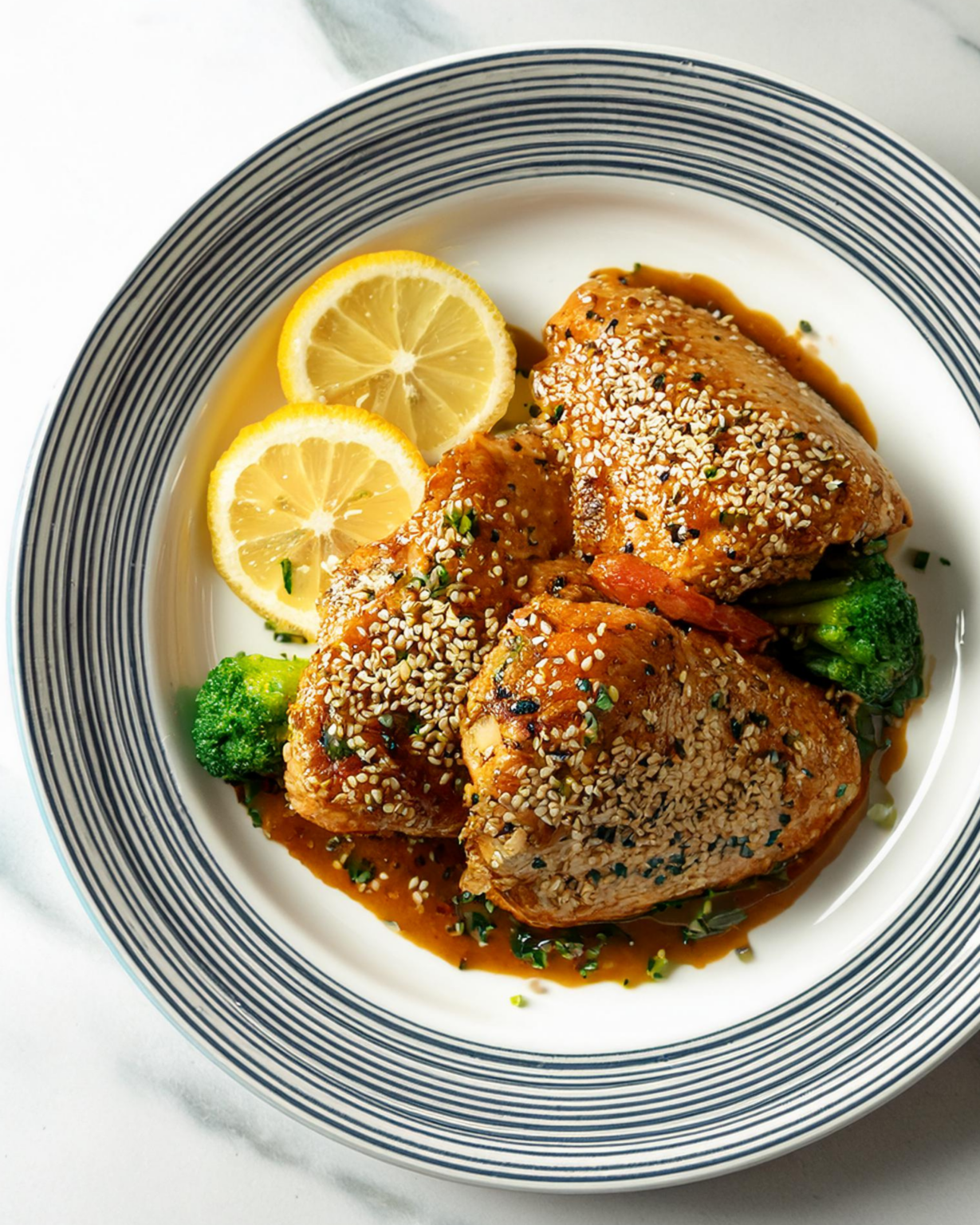 sesame lemon chicken