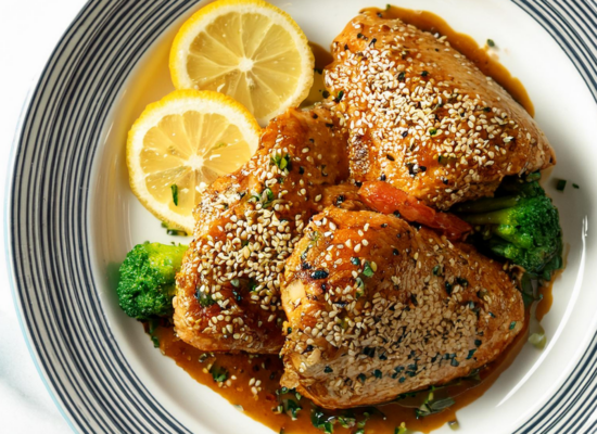 sesame lemon chicken